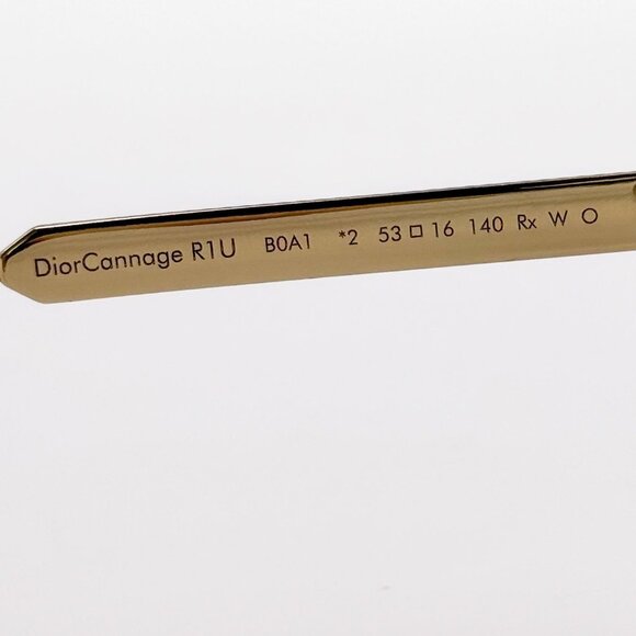 NEW DIOR DIORCANNAGE R1U B0A1 SUNGLASSES WOMEN GOLD EYEWEAR - Picture 9 of 11